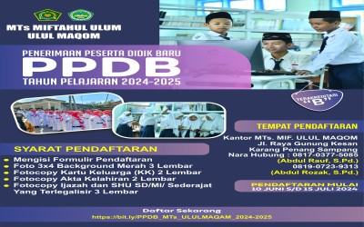 PPDB Tahun Pelajaran 2024/2025